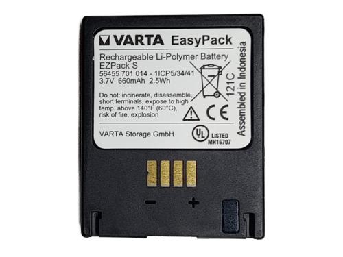 Varta Easypack S EZPack S 3,7V 660mAh Li-Polymer Medizintechnik Akku Battery